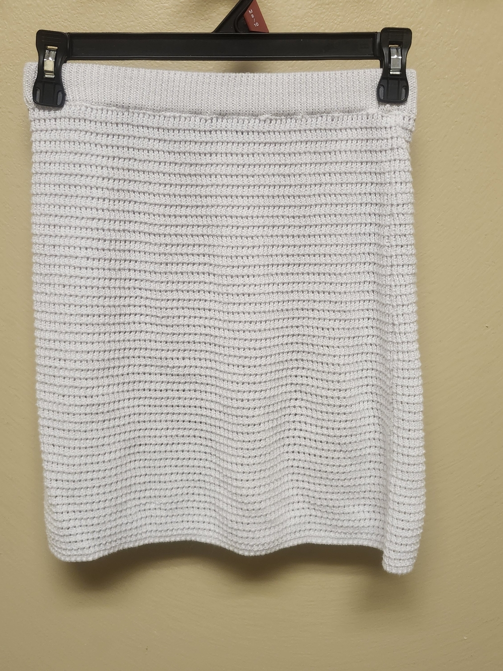 Resort Wear,Women's Knit Mini Skirt in off White,great Shape
